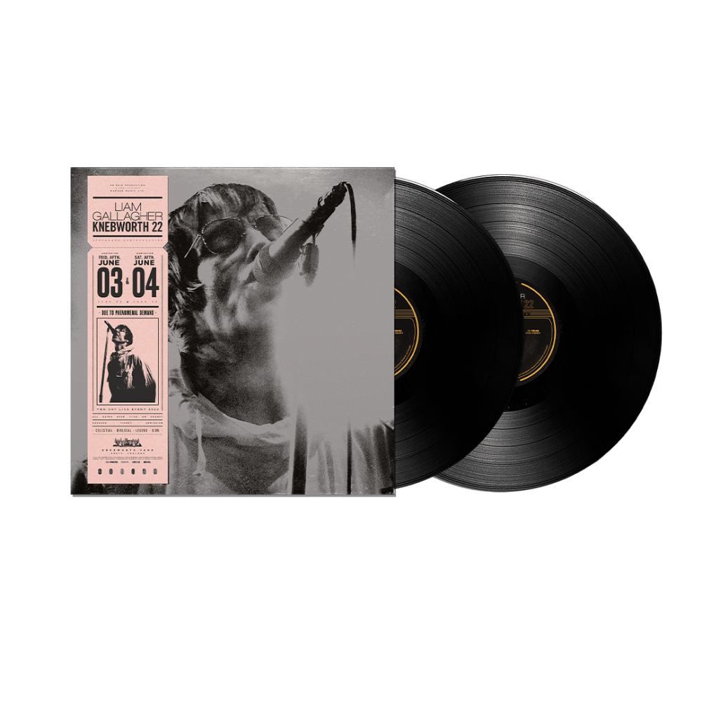 Knebworth 22 Black Double Vinyl by Liam Gallagher