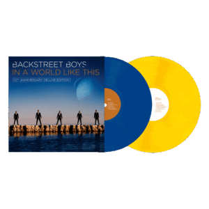 In A World Like This Deluxe Edition Blue and Yellow Double Vinyl by Backstreet Boys
