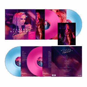 Euphoria Light Blue/Neon Magenta (inc. Signed Insert) Double Vinyl by Claire Richards