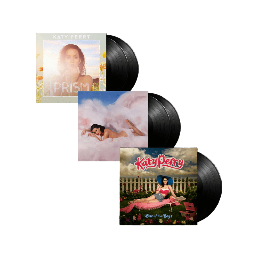 Prism + Teenage Dream + One of The Boys Anniversary Edition Black Vinyl by Katy Perry