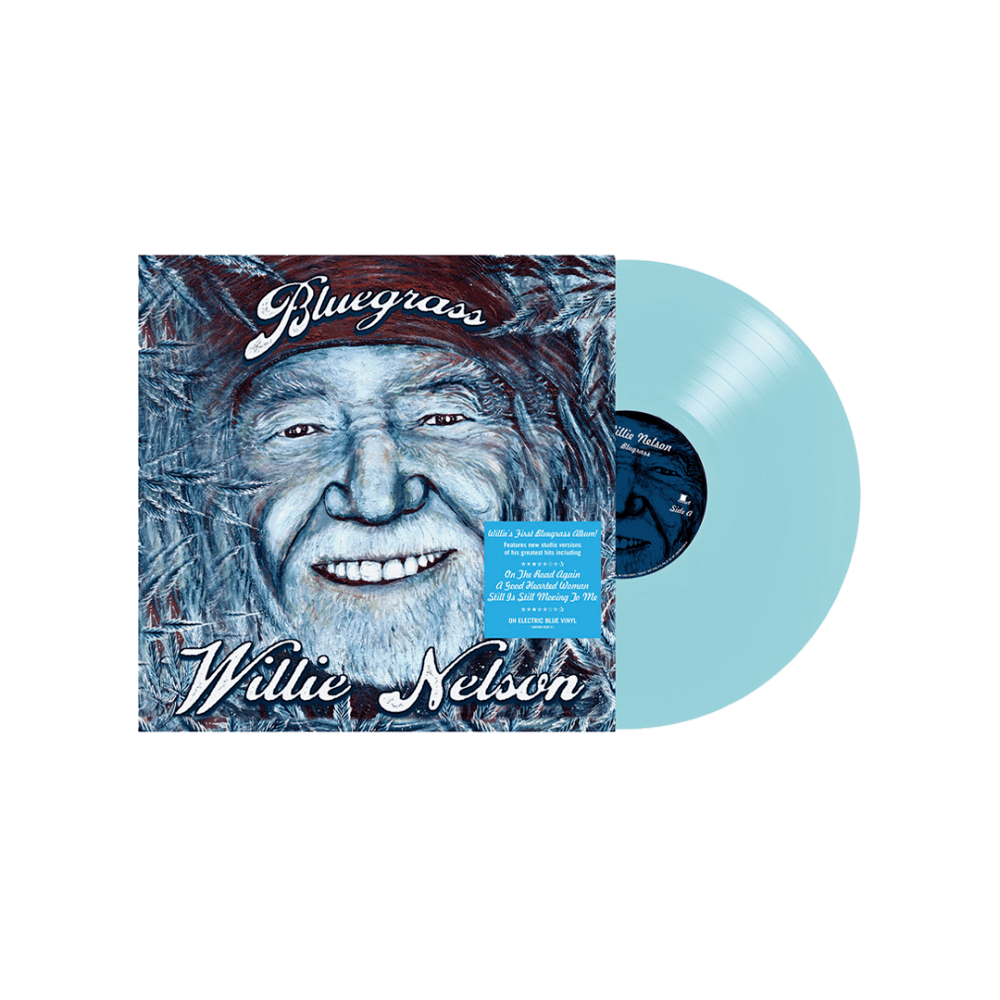 Bluegrass Electric Blue Vinyl by Willie Nelson