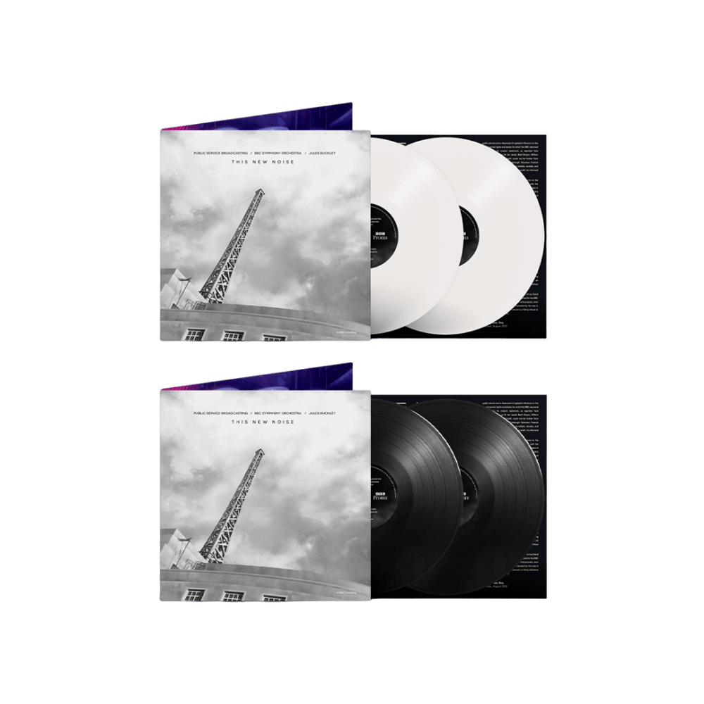 This New Noise White & Black Double Vinyl by Public Service Broadcasting