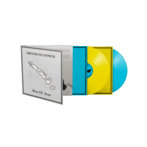 British Sea Power - Man Of Aran Double Yellow & Blue Vinyl Double LP by Sea Power