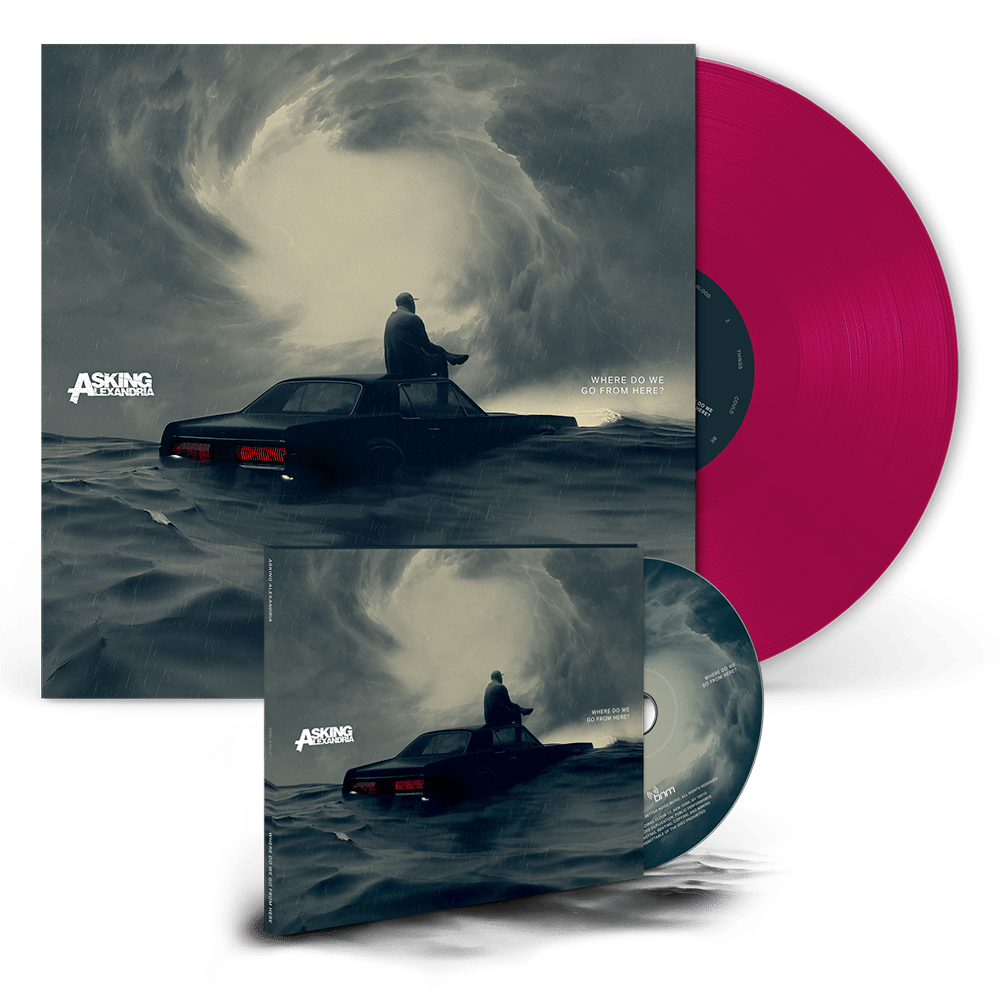 Where Do We Go From Here? Exclusive Fuchsia Vinyl LP & CD Album by Asking Alexandria