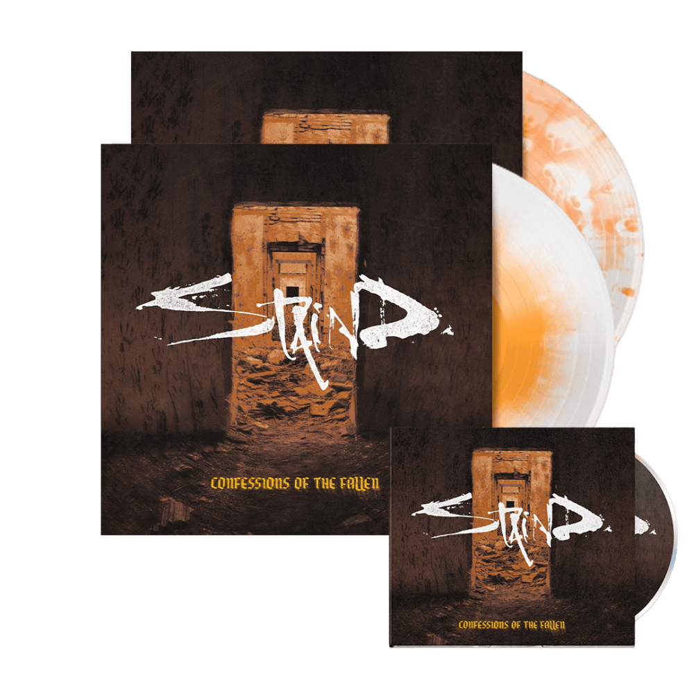 Confessions Of The Fallen Ultra Clear With Orange Splatter + Orange In Ultra Clear Vinyl + CD by Staind