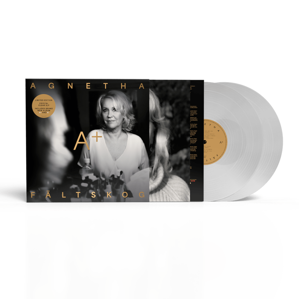 A & A+ Crystal Clear Double Vinyl Double LP by Agnetha Faltskog