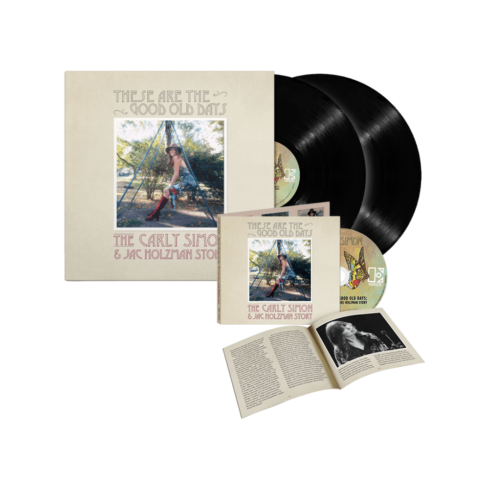These are the Good Old Days: The Carly Simon and Jac Holzman Story Black Double Vinyl + CD by Carly Simon