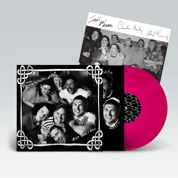 Irish Rock N Roll Neon Pink Vinyl LP by The Mary Wallopers