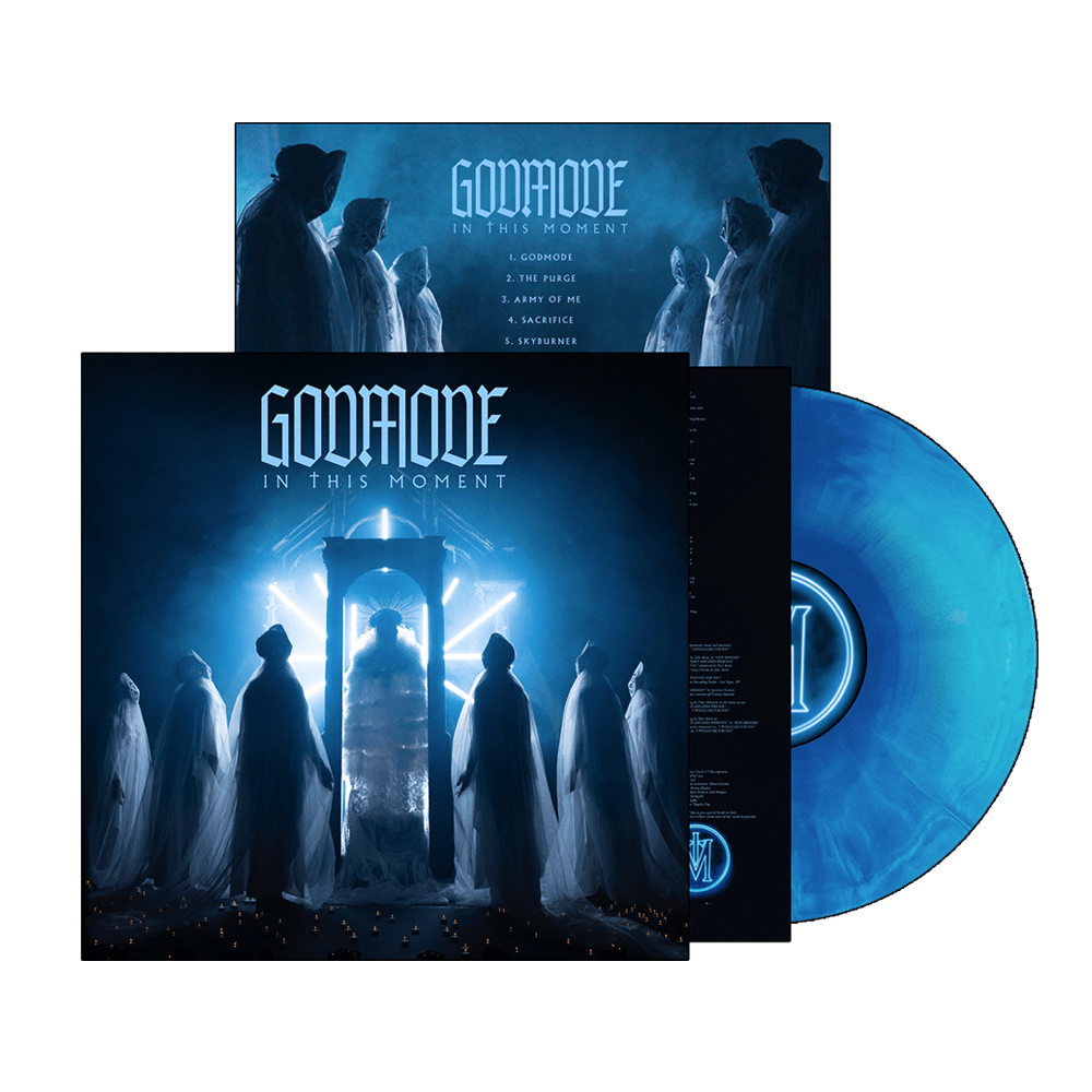 Godmode Opaque Galaxy Blue Vinyl by In This Moment