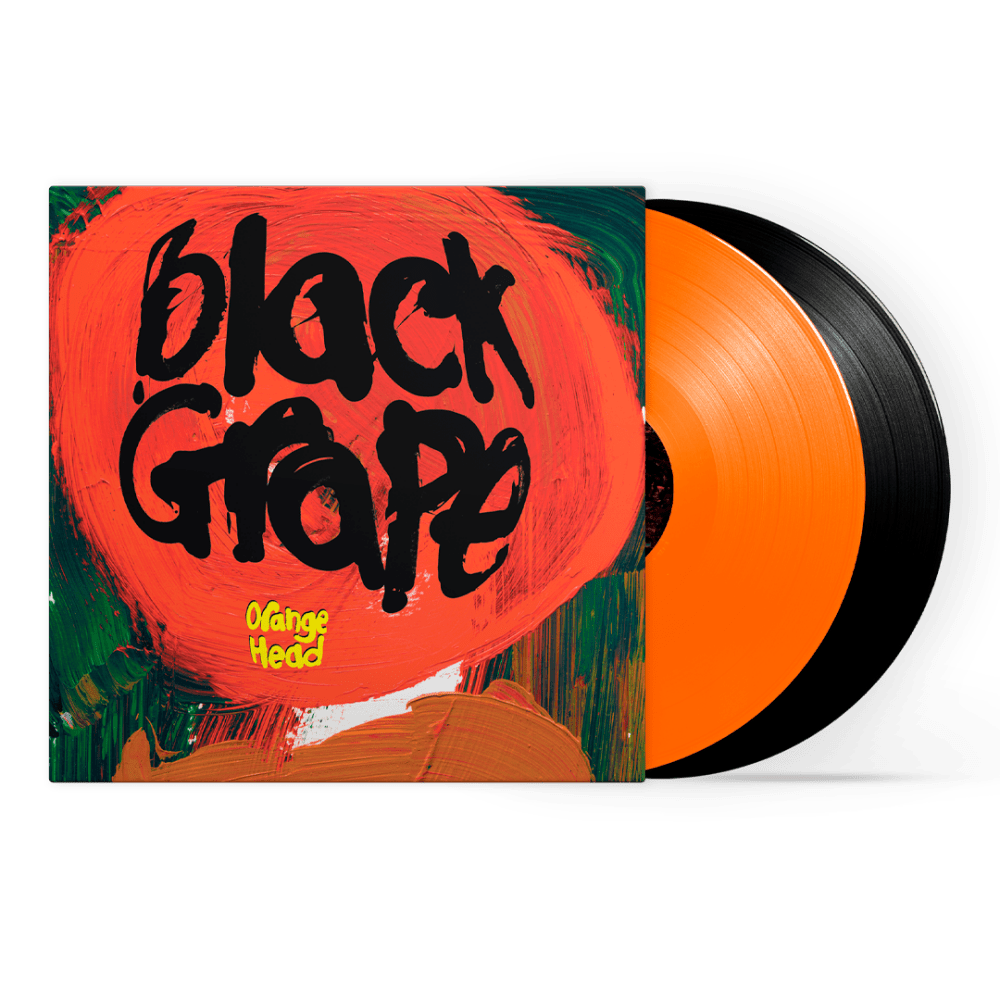 Orange Head Orange/Black Double Vinyl by Black Grape