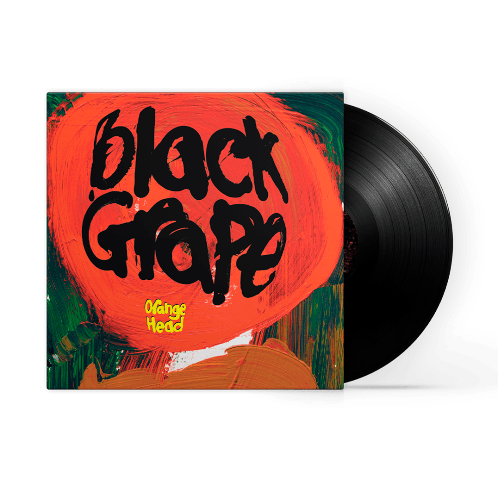 Orange Head Black Vinyl by Black Grape