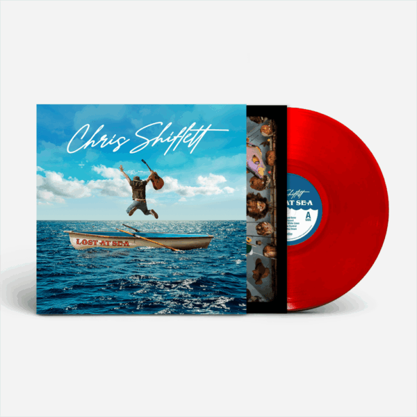 Lost At Sea Translucent Red Vinyl LP by Chris Shiflett