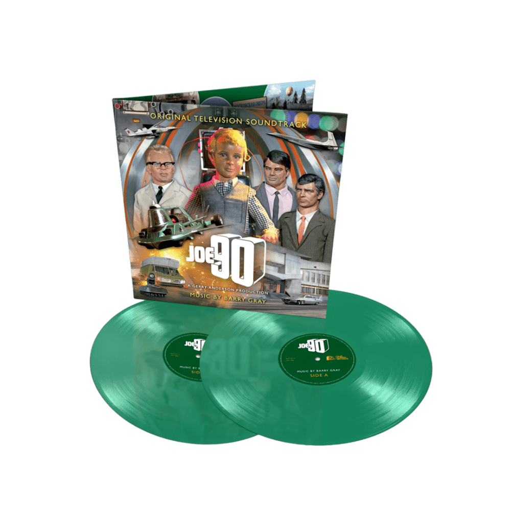 Joe 90 Jet Car Green Coloured Double Vinyl by Barry Gray
