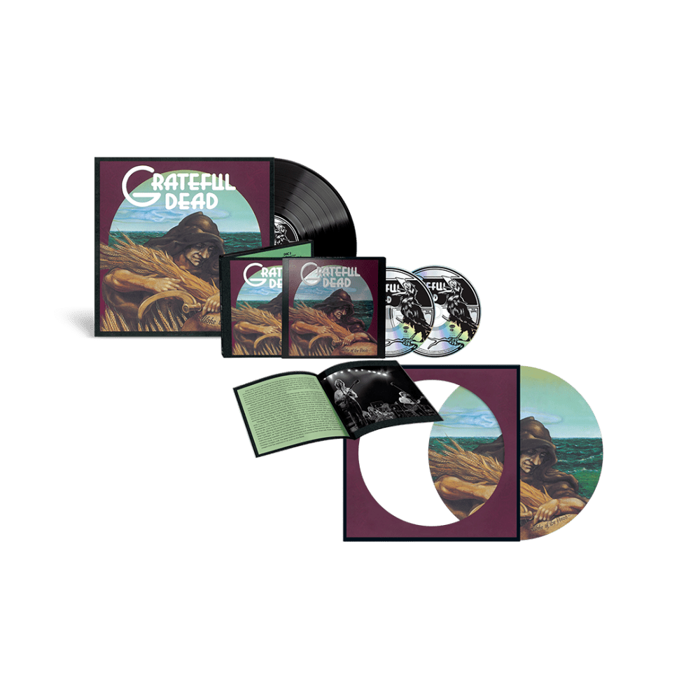 Wake Of The Flood 50th Anniversary Picture Disc + Black Vinyl + 2-Disc Deluxe CD by Grateful Dead