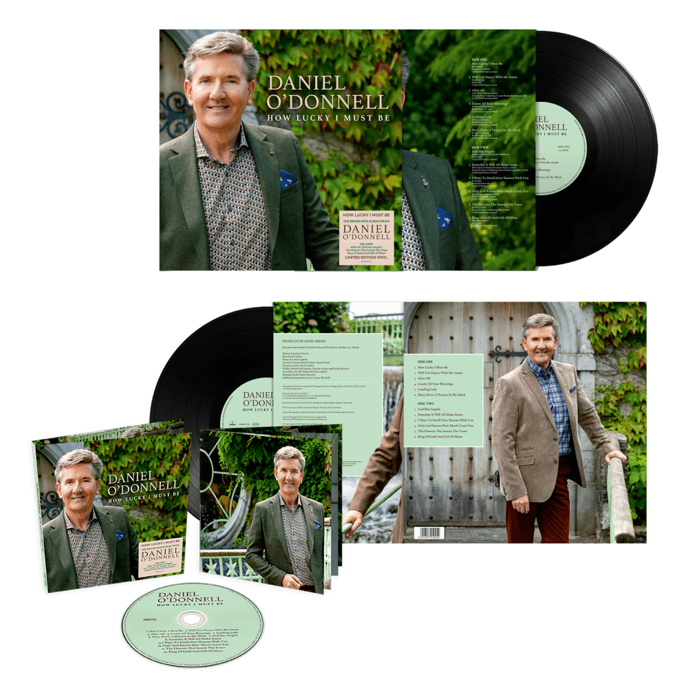 How Lucky I Must Be CD + Black Vinyl by Daniel O'Donnell