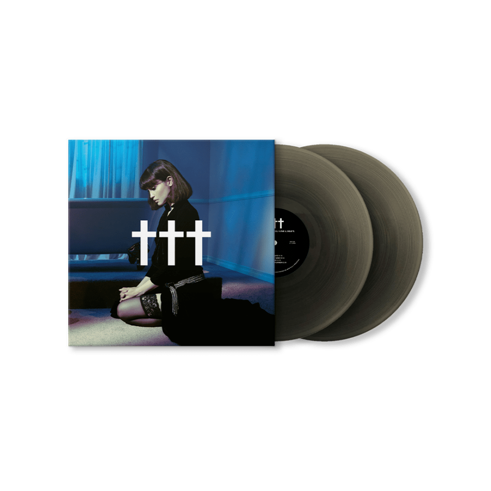 Goodnight, God Bless, I Love U, Delete Black Ice Coloured Double Vinyl by Crosses