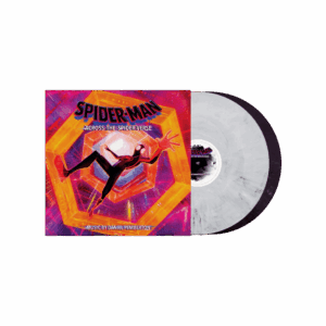 Spider-Man: Across the Spider-Verse White & Dark Purple Marbled Double Vinyl by Daniel Pemberton