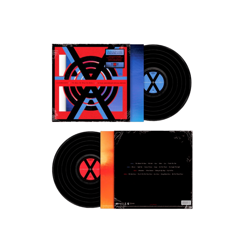 The Bones Of What You Believe 10th Anniversary Edition Double Vinyl by Chvrches