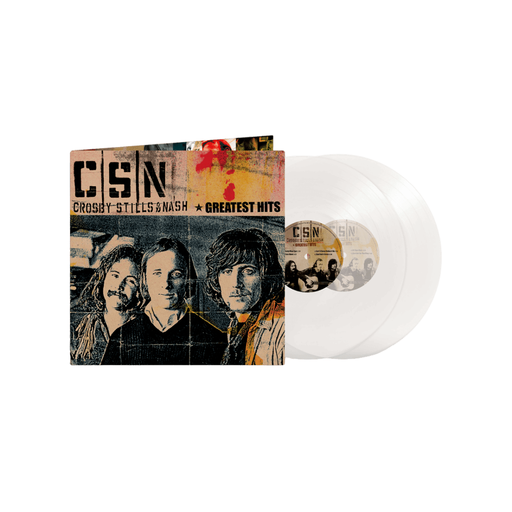 Greatest Hits Milky Clear Double Vinyl by Crosby, Stills & Nash