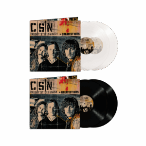 Greatest Hits Milky Clear + Black Double Vinyl by Crosby, Stills & Nash