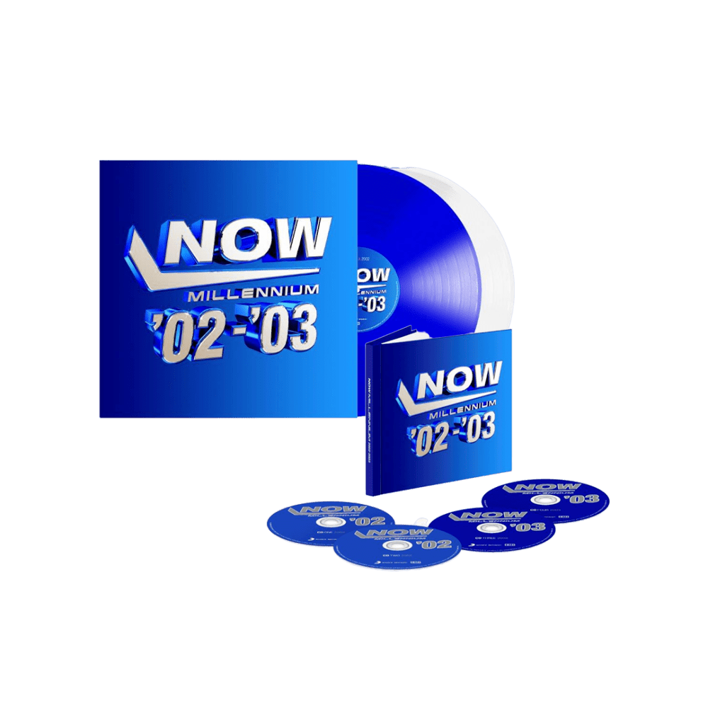 NOW - Millennium 2002 ��� 2003 Deluxe 4CD + Blue & White Double Vinyl by Various Artists