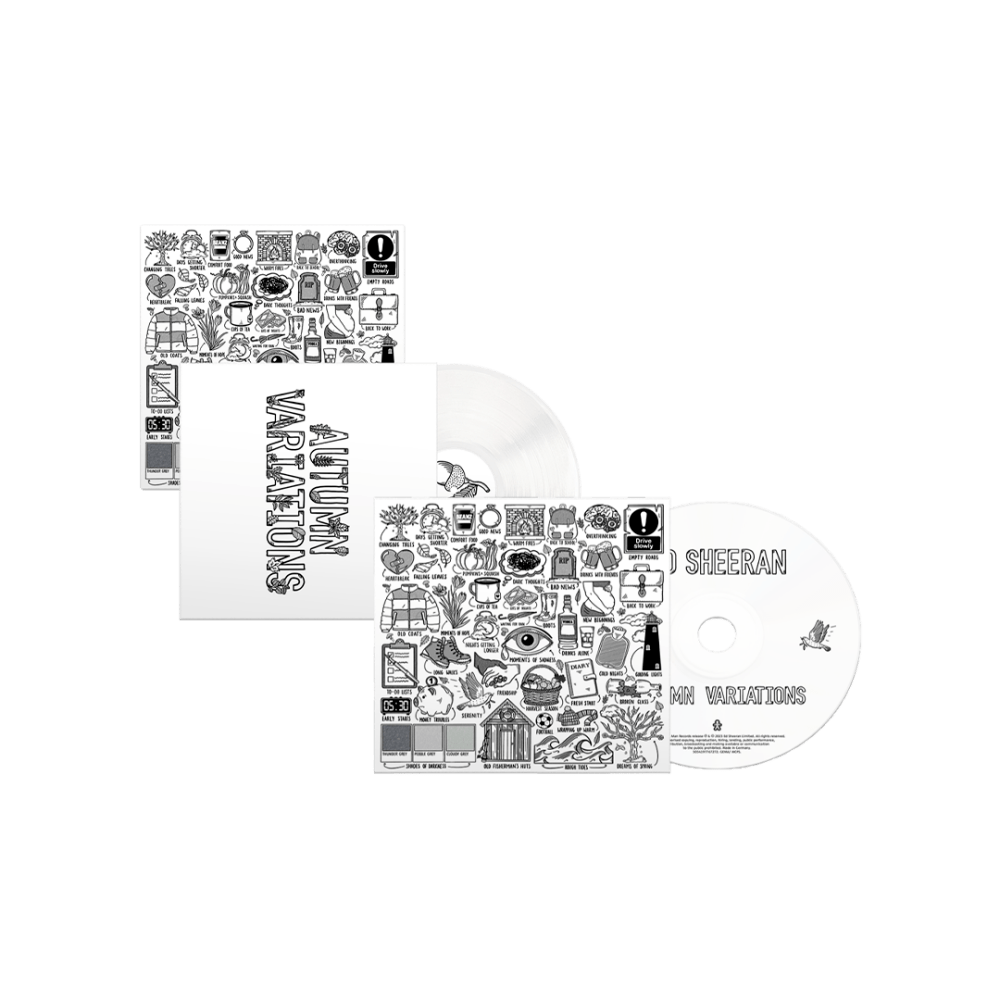 Autumn Variations White Vinyl + CD by Ed Sheeran
