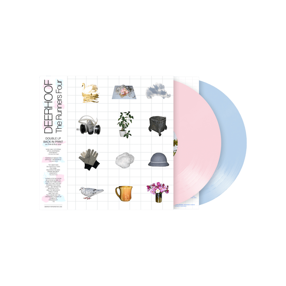 The Runners Four Pink & Blue Double Vinyl by Deerhoof