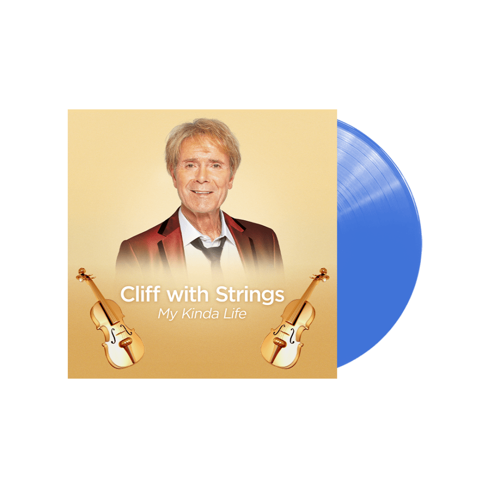 Cliff with Strings - My Kinda Life Blue Vinyl by Cliff Richard