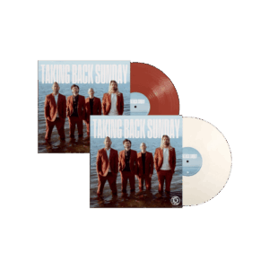 152 Brick Red + Bone Coloured Vinyl by Taking Back Sunday