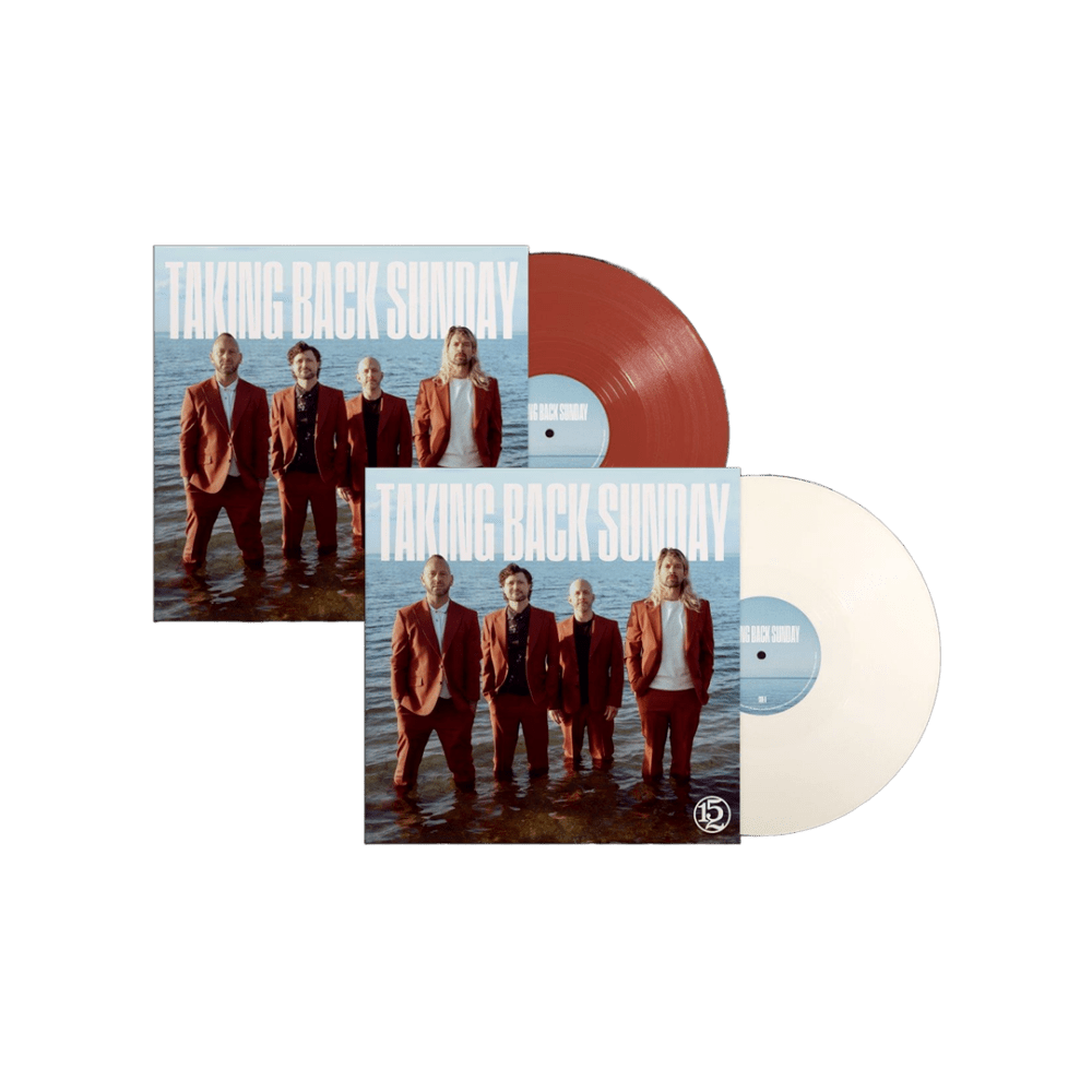 152 Brick Red + Bone Coloured Vinyl by Taking Back Sunday