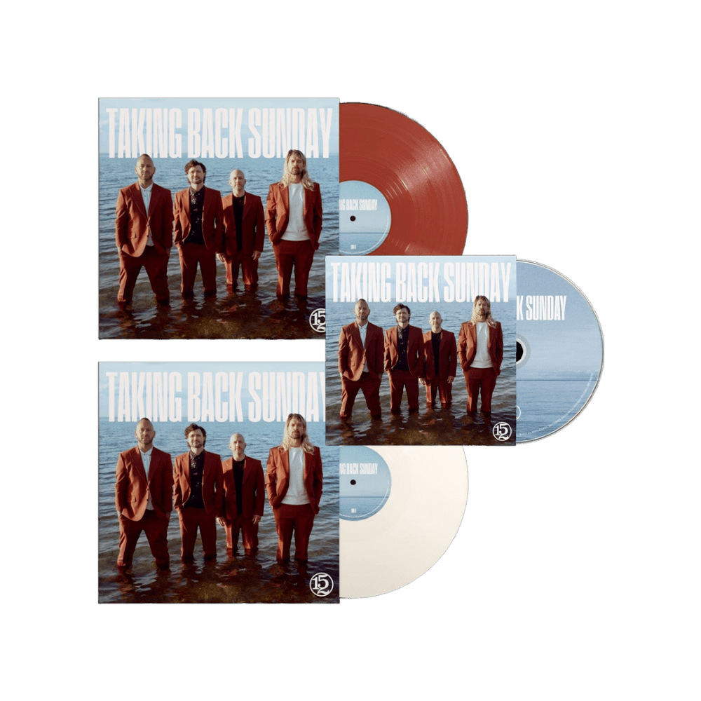 152 Brick Red + Bone Coloured Vinyl + CD by Taking Back Sunday