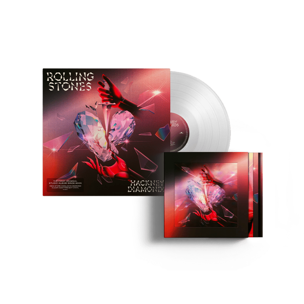 Hackney Diamonds Clear Vinyl + CD/Blu-Ray Boxset by The Rolling Stones