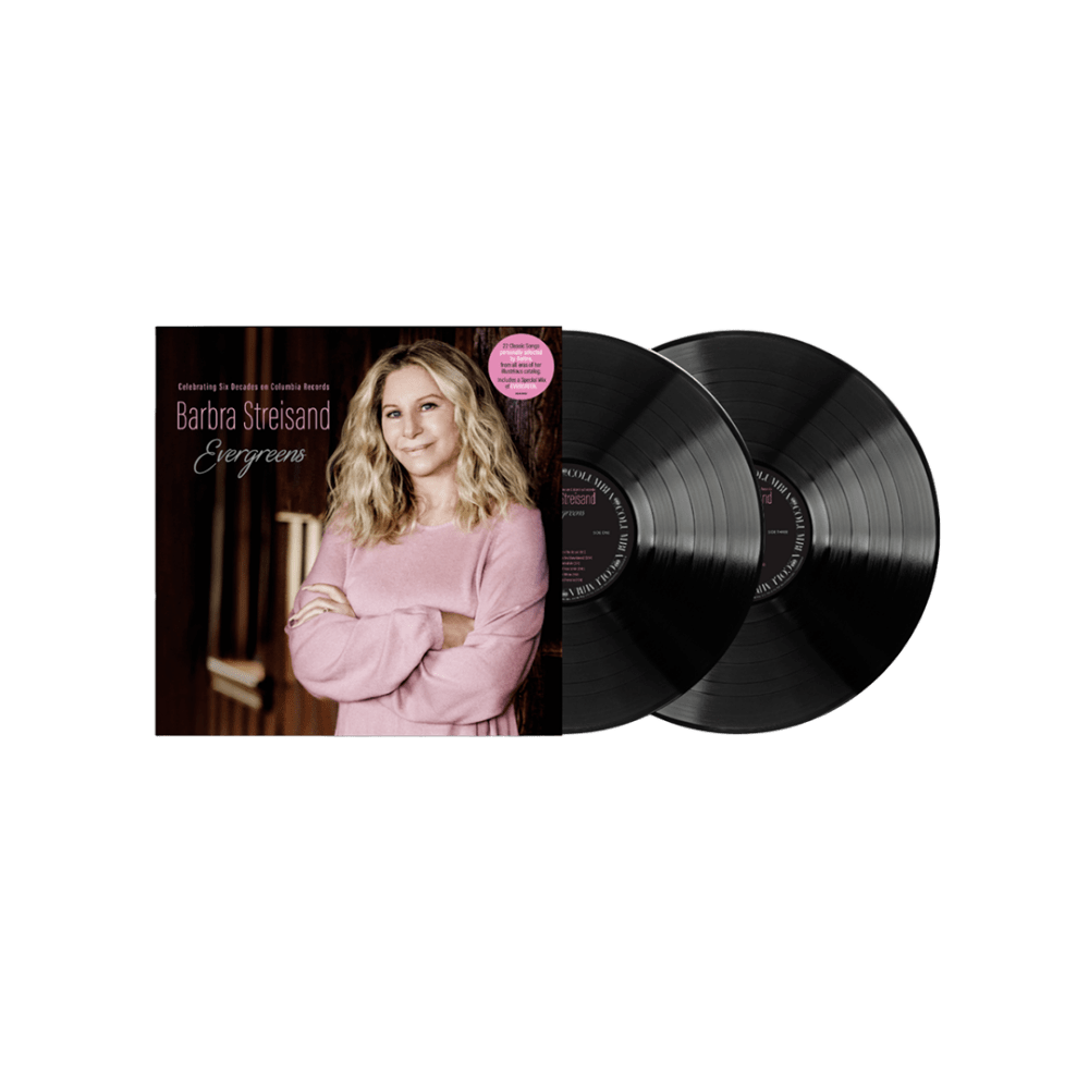 Evergreens Celebrating Six Decades on Columbia Records Double Vinyl by Barbra Streisand