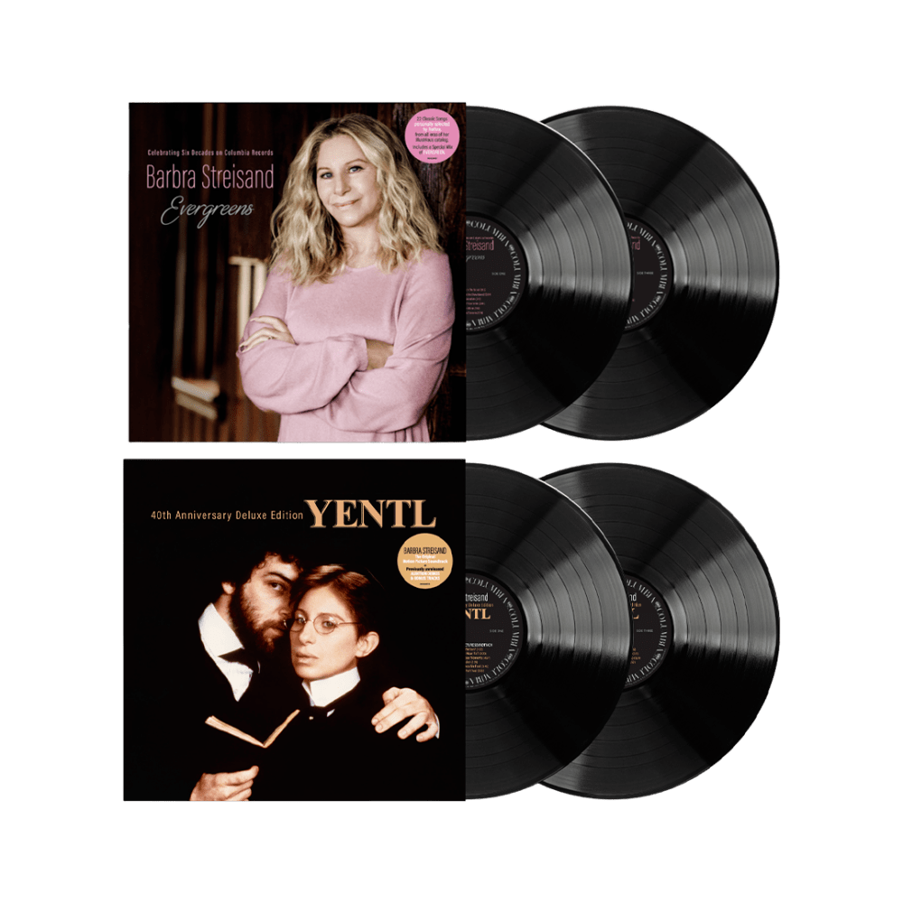 Evergreens Celebrating Six Decades on Columbia Records Double Vinyl + Yentil OST: Deluxe 40th Anniversary Souvenir Edition Double Vinyl by Barbra Streisand