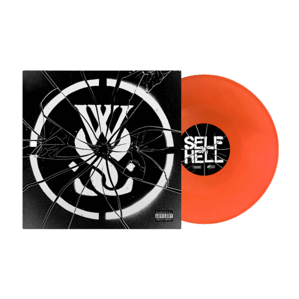 SELF HELL Transparent Neo Orange Vinyl LP by While She Sleeps