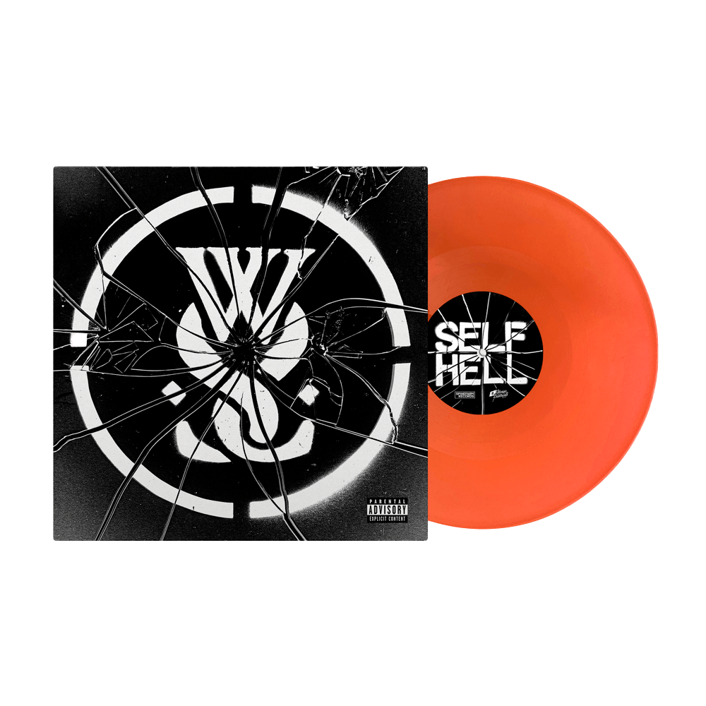 SELF HELL Transparent Neo Orange Vinyl LP by While She Sleeps