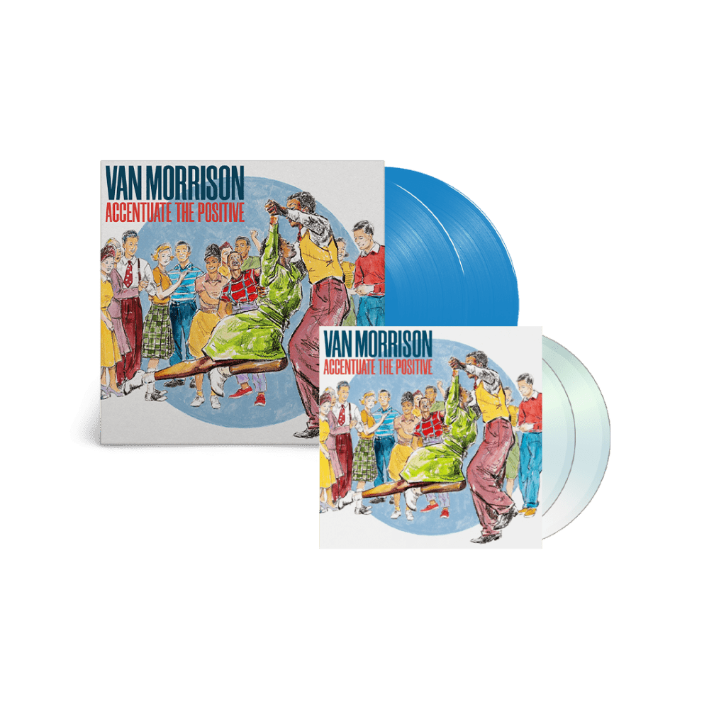 Accentuate The Positive Blue Double Vinyl + 2-Disc CD by Van Morrison