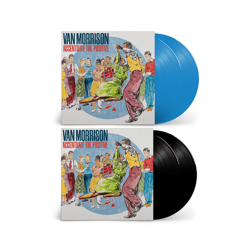 Accentuate The Positive Blue + Black Double Vinyl by Van Morrison