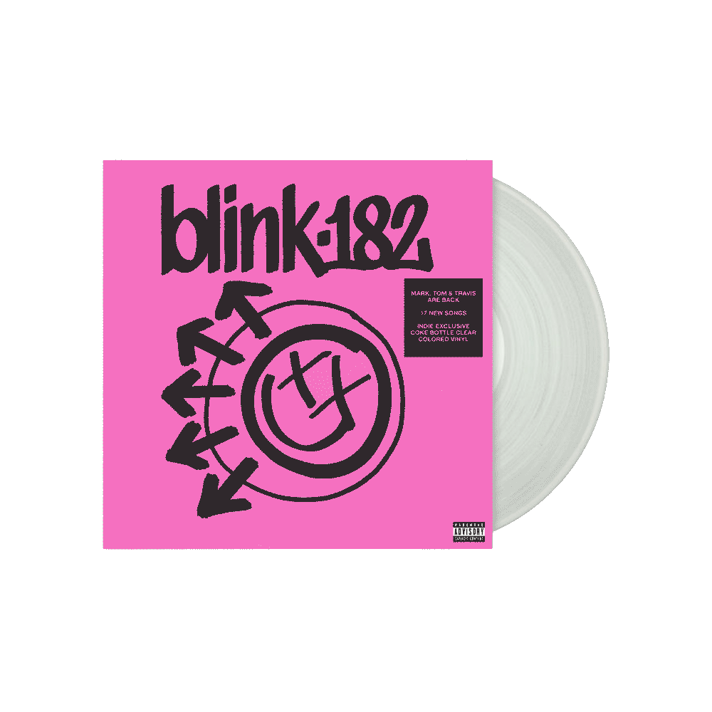 One More Time Coke Bottle Clear Coloured Vinyl by Blink 182