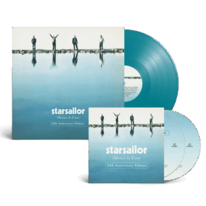 Silence Is Easy (20th Anniversary Edition) Deluxe 2CD + Aqua Blue Vinyl + Signed Print by Starsailor