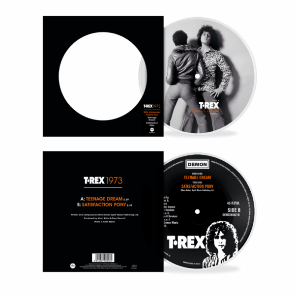 Teenage Dream (50th Anniversary) 7" Picture Disc 7 Inch Vinyl" - T. Rex