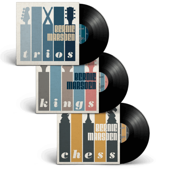 The 'Inspirations' Series 4 LPs with Exclusive Double Sided Collectors Cards by Bernie Marsden