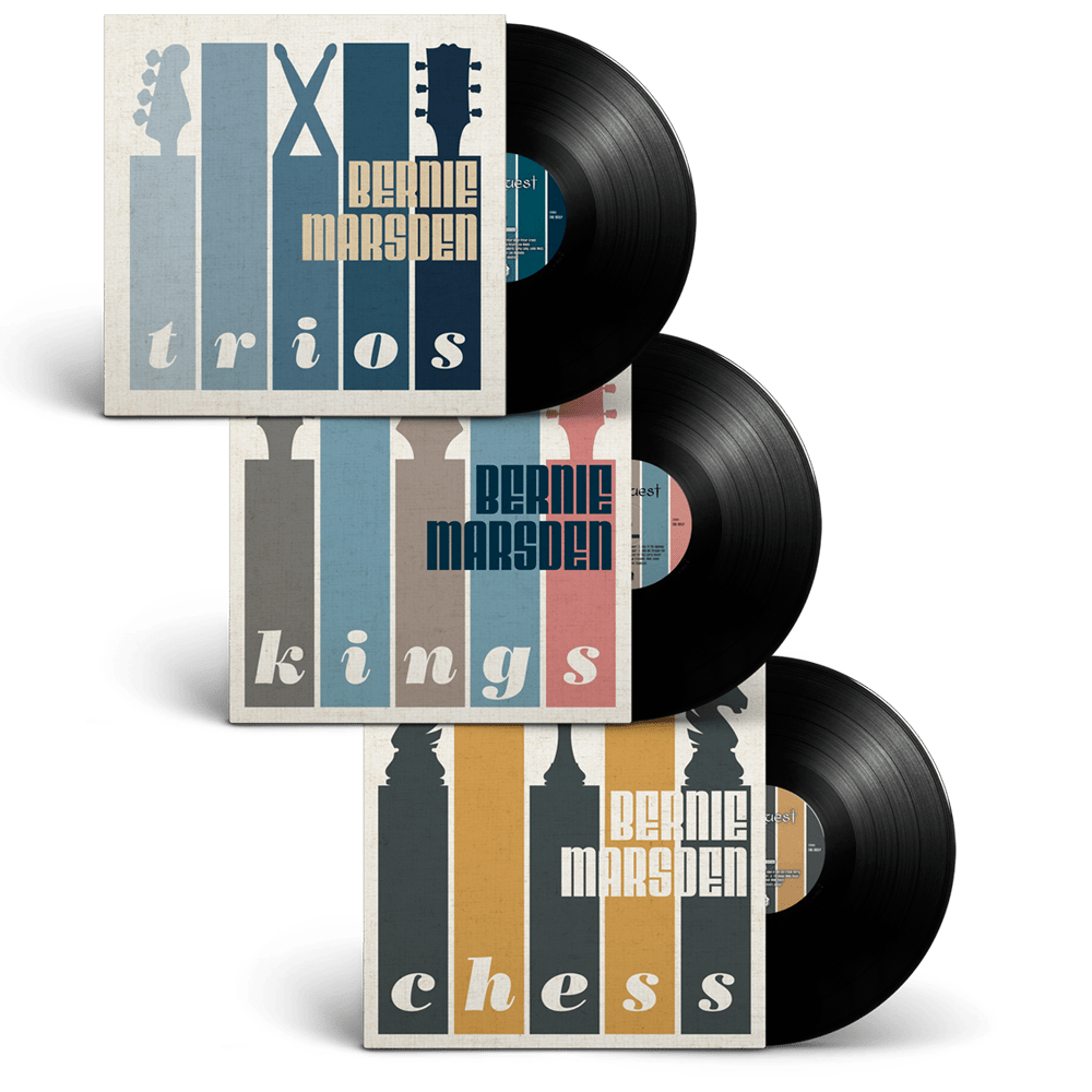 The 'Inspirations' Series 4 LPs with Exclusive Double Sided Collectors Cards by Bernie Marsden