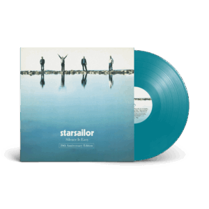 Silence Is Easy (20th Anniversary Edition) Aqua Blue Vinyl + Signed Print by Starsailor