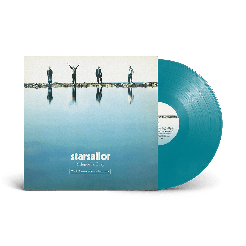 Silence Is Easy (20th Anniversary Edition) Aqua Blue Vinyl + Signed Print by Starsailor