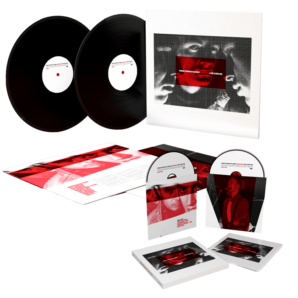 These Furious Flames! Redskins Live! 1985/86 Double LP + 2CD by Redskins