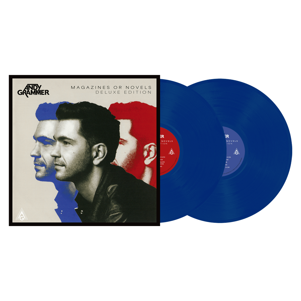 Magazines or Novels (Deluxe Edition Blue Color) Double Vinyl by Andy Grammer