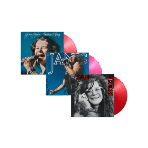 Joplin In Concert Red 2LP + Janis Magenta 2LP+ Farewell Song Red & White Marbled LP by Janis Joplin