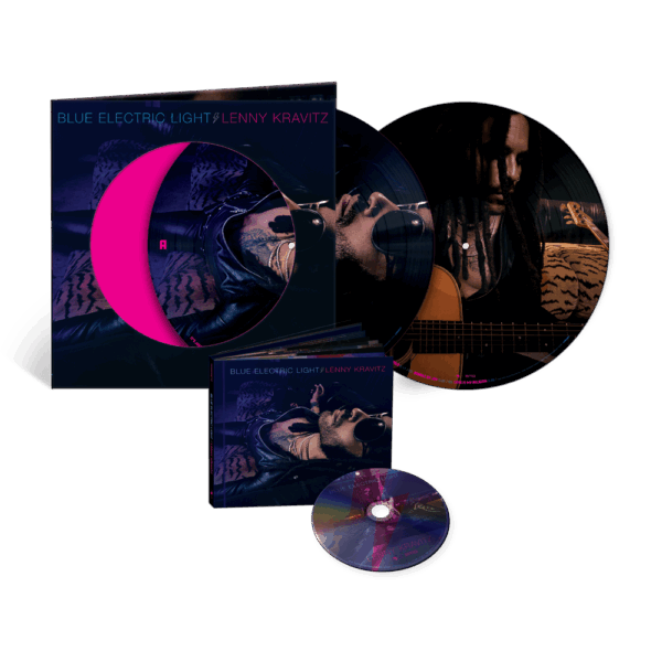 Blue Electric Light Double Picture Disc Vinyl LP + Deluxe CD Album by Lenny Kravitz
