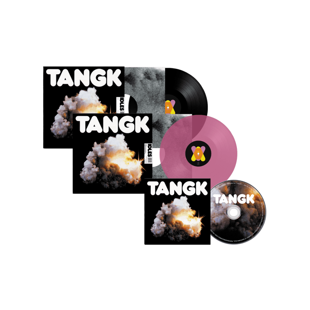 TANGK Pink + Black Vinyl + CD by IDLES
